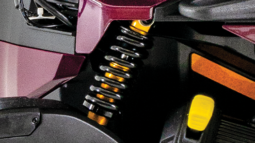 Quantum powerchairs with suspension