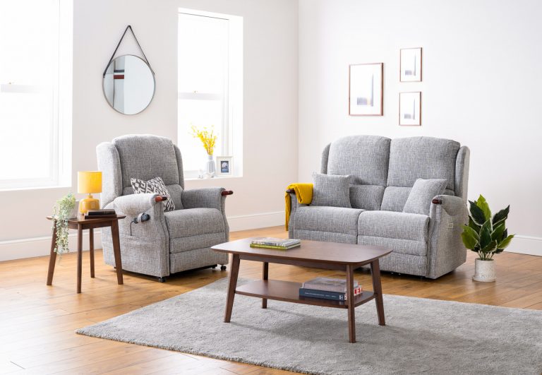 British Made Suite Bundle (Riser Recliner Chair and Static Sofa)