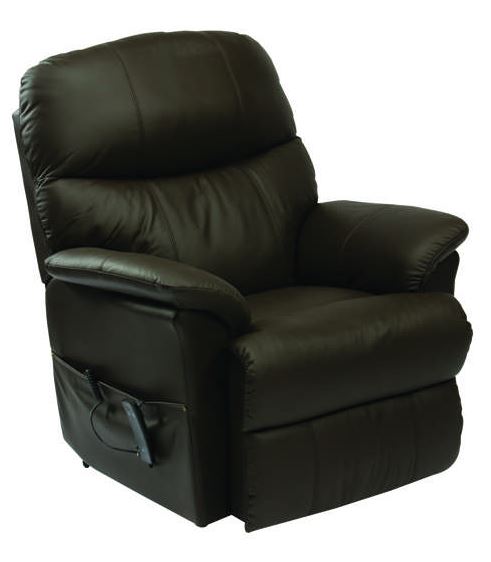 Mellow leather dual motor riser recliner chair